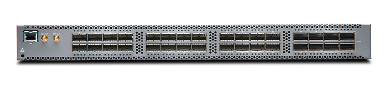 Juniper QFX5110-32Q - 32×40GbE & 4×100GbE QSFP28 Spine Switch, 1U, AC/DC, AFI/AFO Airflow Juniper QFX5110-32Q - 32×40GbE & 4×100GbE QSFP28 Spine Switch, 1U, AC/DC, AFI/AFO Airflow